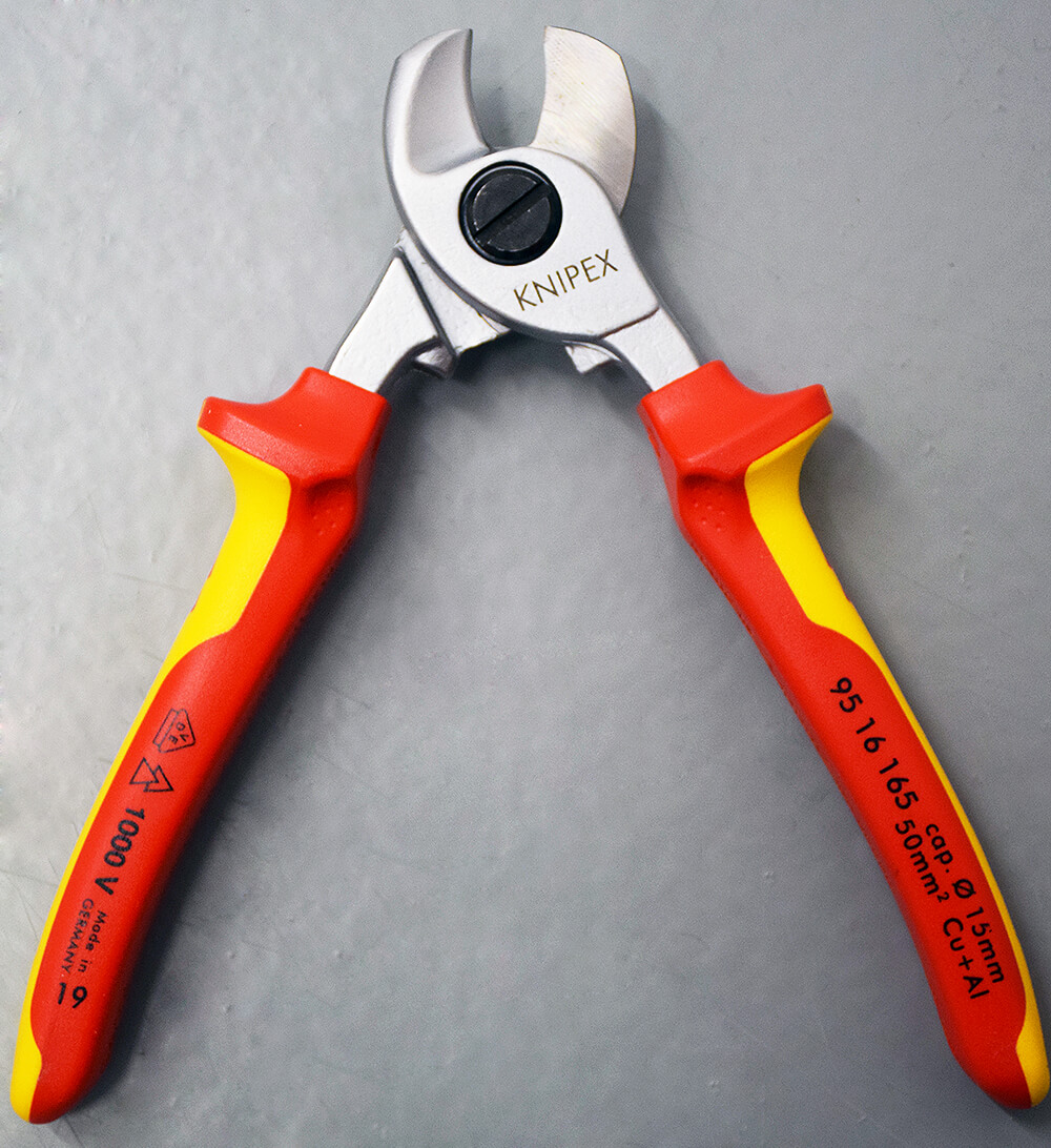 knipex cable shears 95 16 165