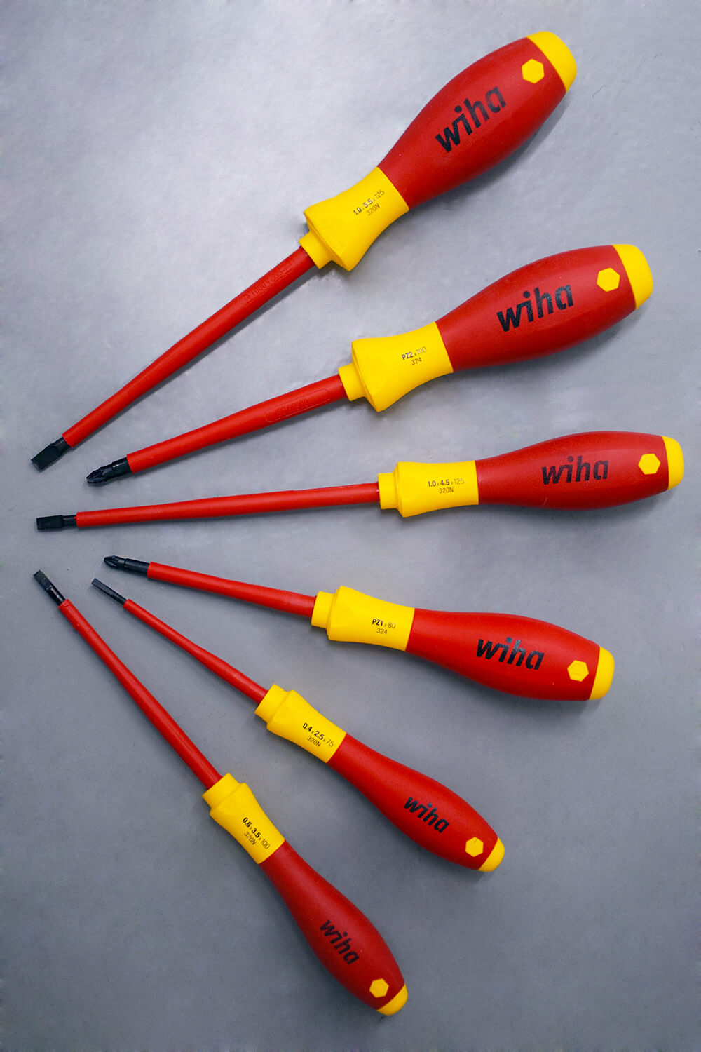 wiha soft finish screwdriver set 7 piece